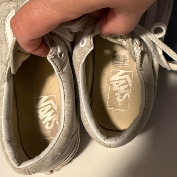 Vans Old Skool Light Gray With Small Flecks Size 7.5 - Picture 7 of 7